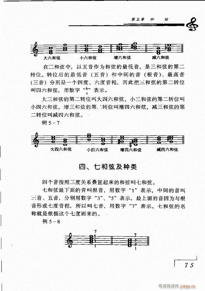 未知 《音乐基础理论 61-120》简谱