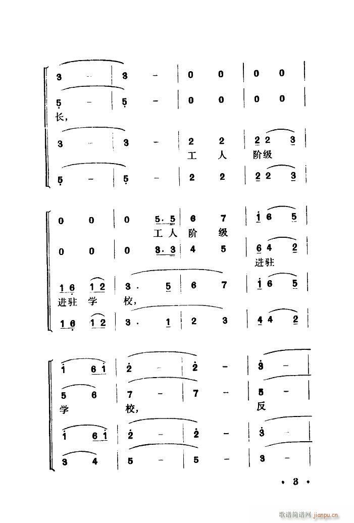 未知 《老矿工登讲台（舞蹈音乐）》简谱