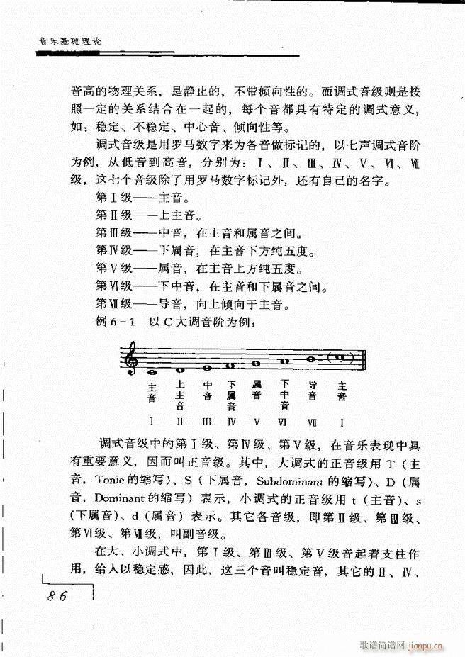 未知 《音乐基础理论 61-120》简谱