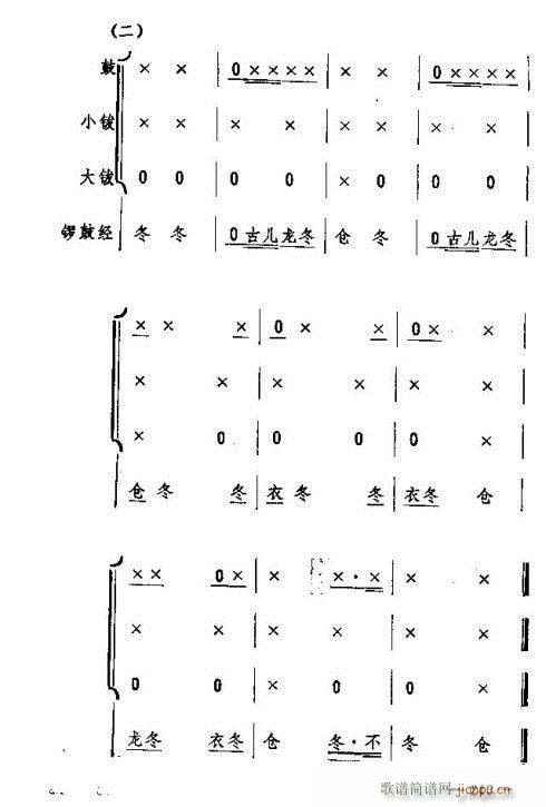 未知 《东北二人转音乐231-245》简谱