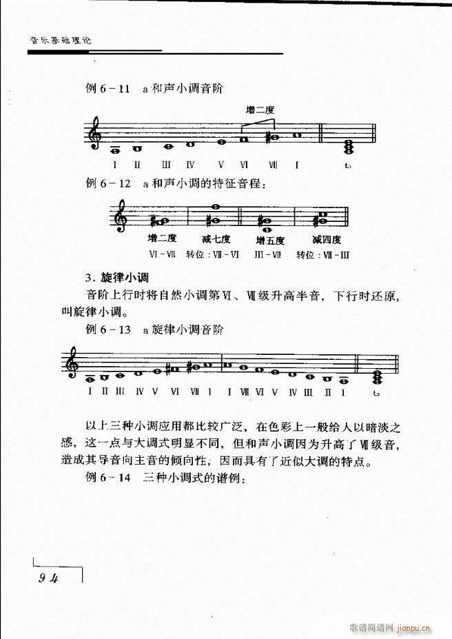 未知 《音乐基础理论 61-120》简谱