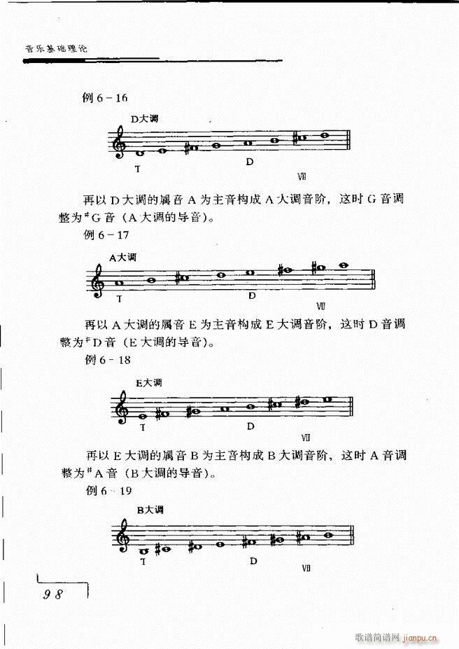 未知 《音乐基础理论 61-120》简谱