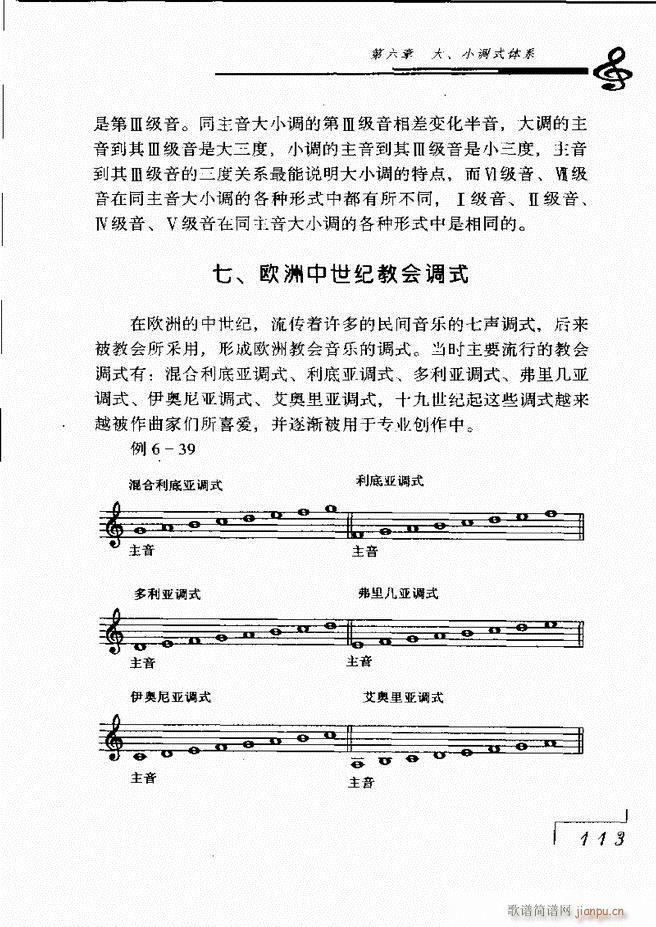 未知 《音乐基础理论 61-120》简谱