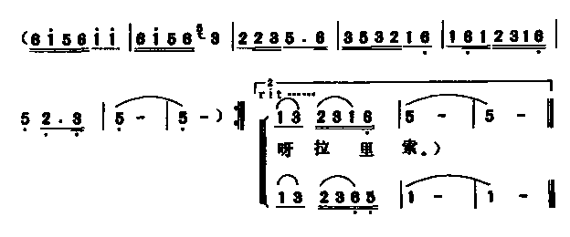 未知 《一派春光多明媚》简谱