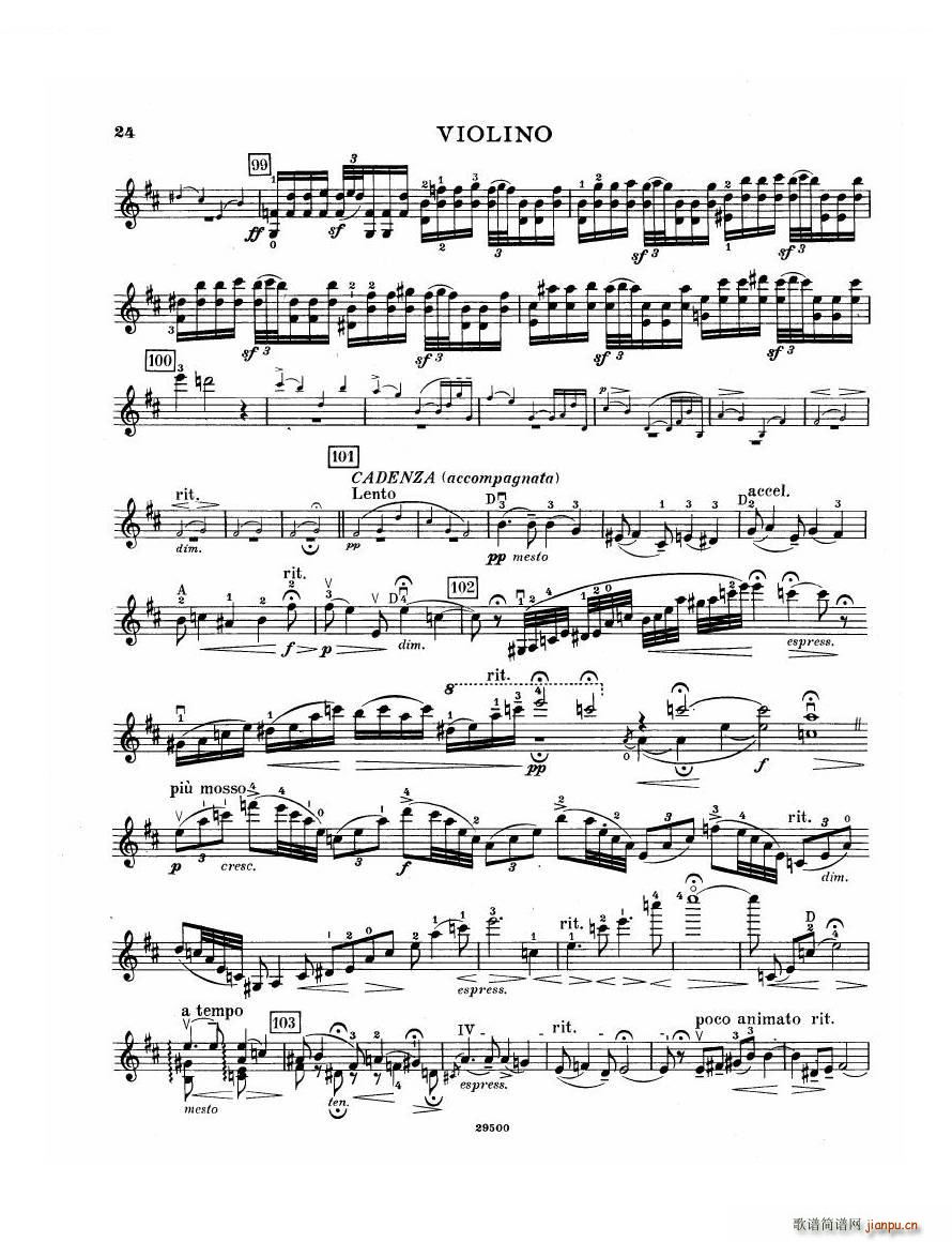 未知 《Elgar - Violin Concerto Vn Violin Concerto Vn -》简谱