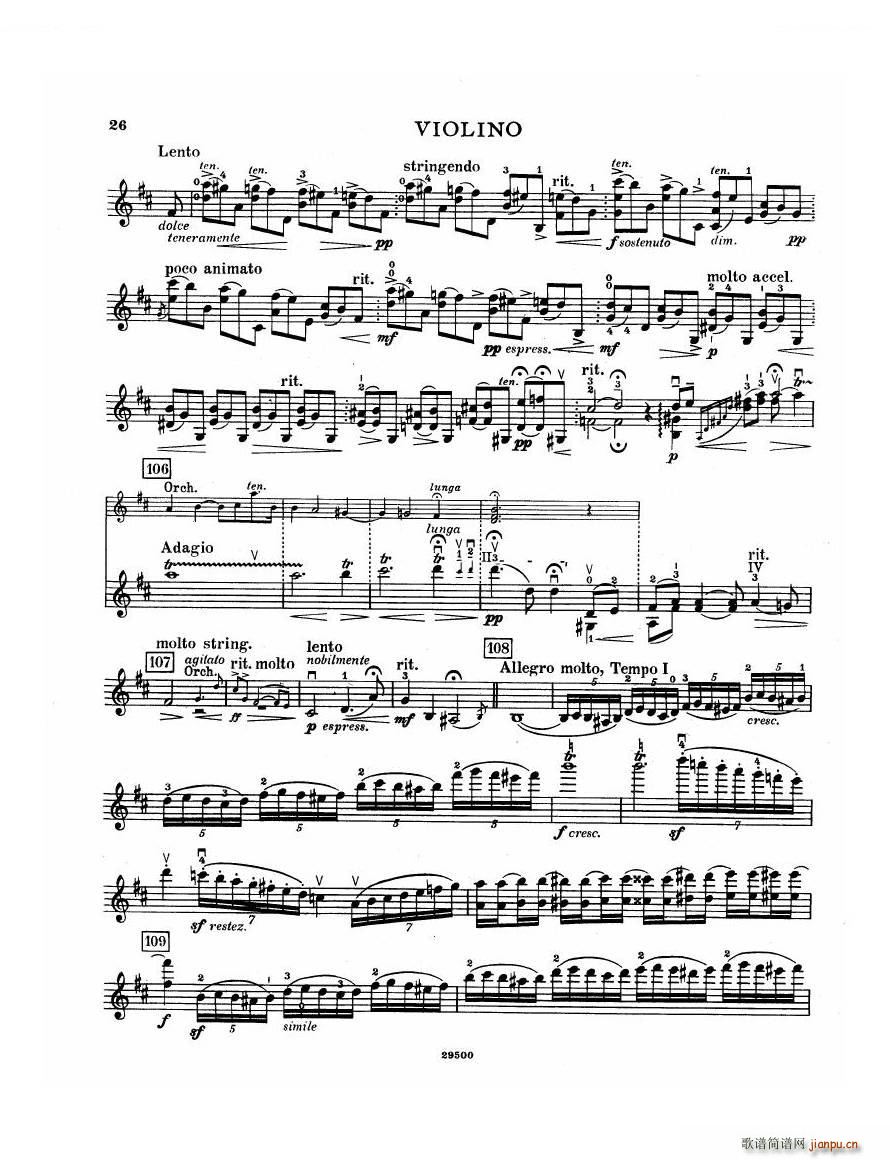 未知 《Elgar - Violin Concerto Vn Violin Concerto Vn -》简谱