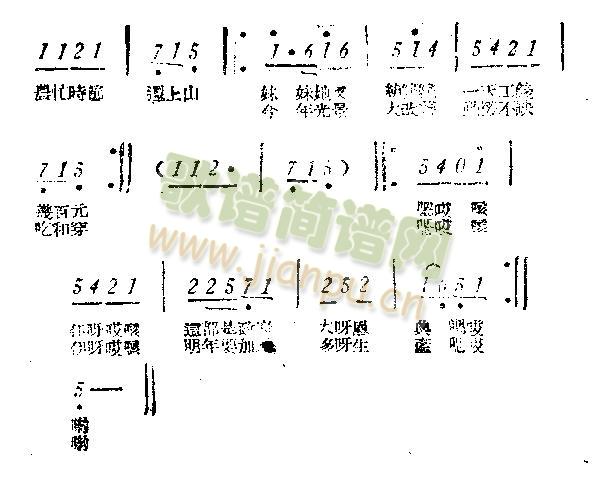 未知 《大改善》简谱