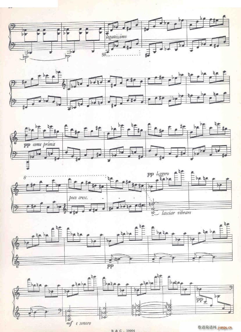 未知 《Ginastera - Sonata No 1 Sonata No 1 -》简谱