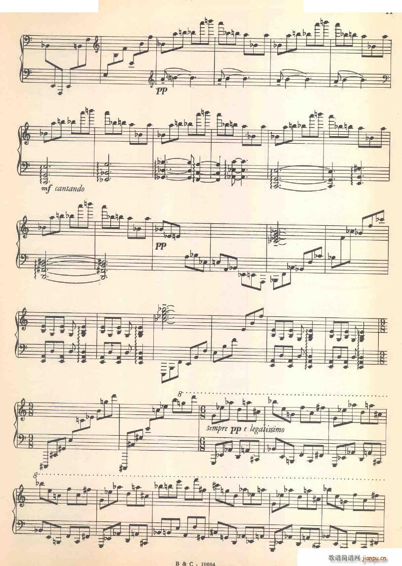 未知 《Ginastera - Sonata No 1 Sonata No 1 -》简谱