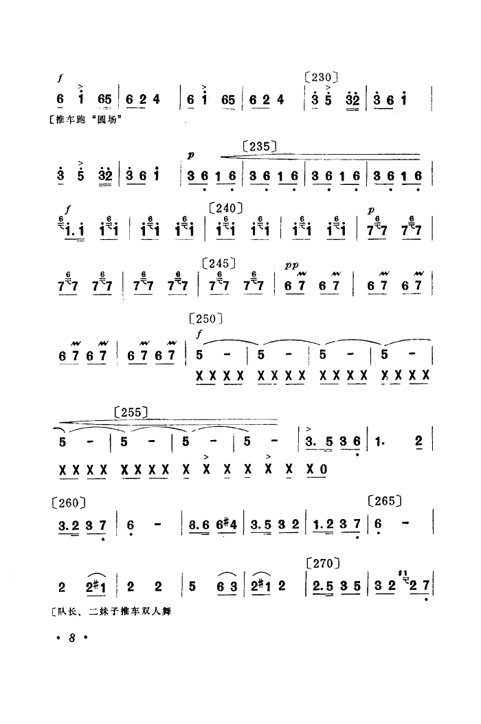 黑龙江省歌舞团王淑杰领唱 《你追我赶学大寨(舞蹈音乐)》简谱