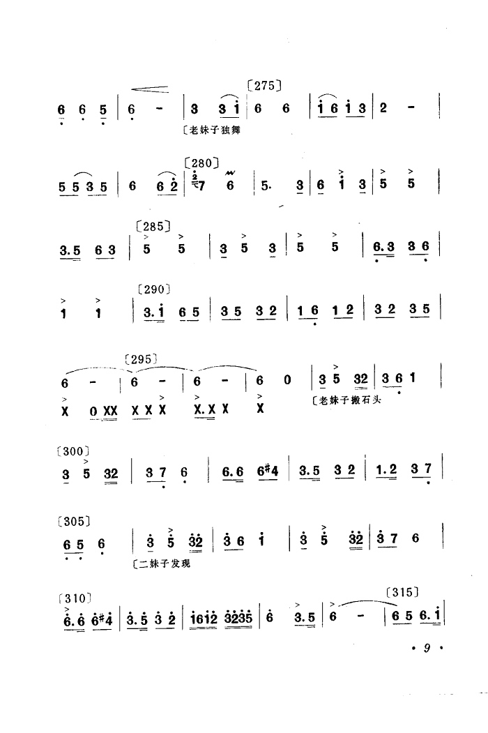 黑龙江省歌舞团王淑杰领唱 《你追我赶学大寨(舞蹈音乐)》简谱