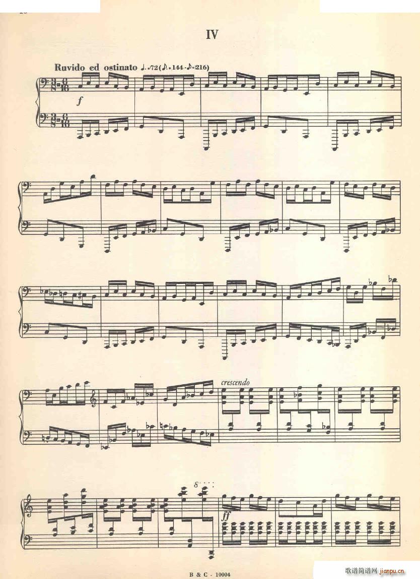 未知 《Ginastera - Sonata No 1 Sonata No 1 -》简谱