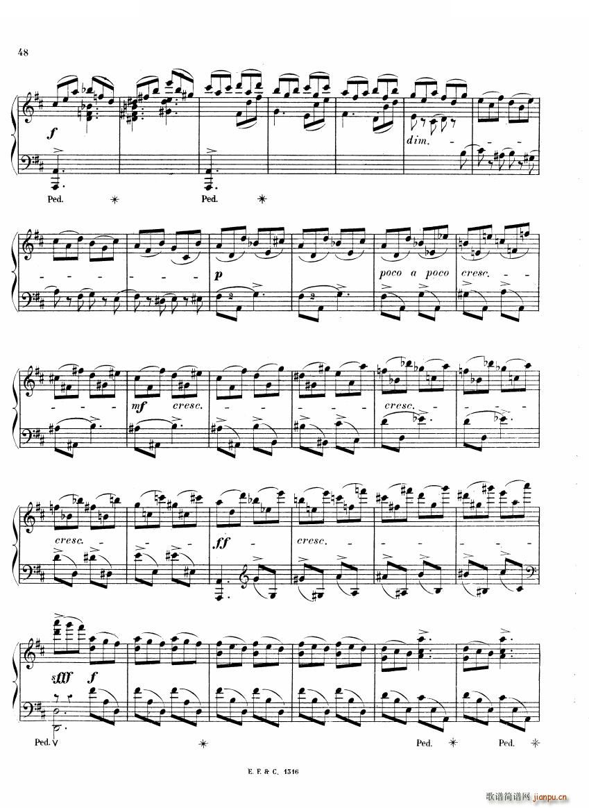 未知 《Chaminade - 6 Etudes Op35（二） 6 Etudes Op35（二） -》简谱