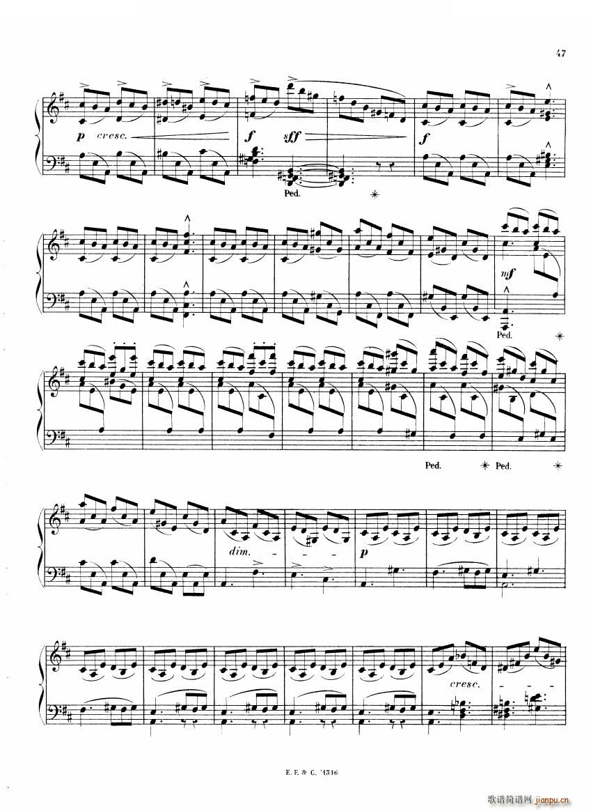 未知 《Chaminade - 6 Etudes Op35（二） 6 Etudes Op35（二） -》简谱