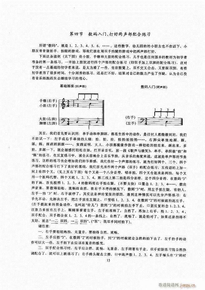 未知 《爵士鼓 目录 1-60》简谱