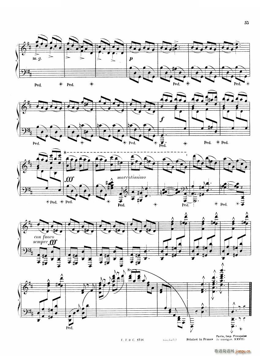 未知 《Chaminade - 6 Etudes Op35（二） 6 Etudes Op35（二） -》简谱