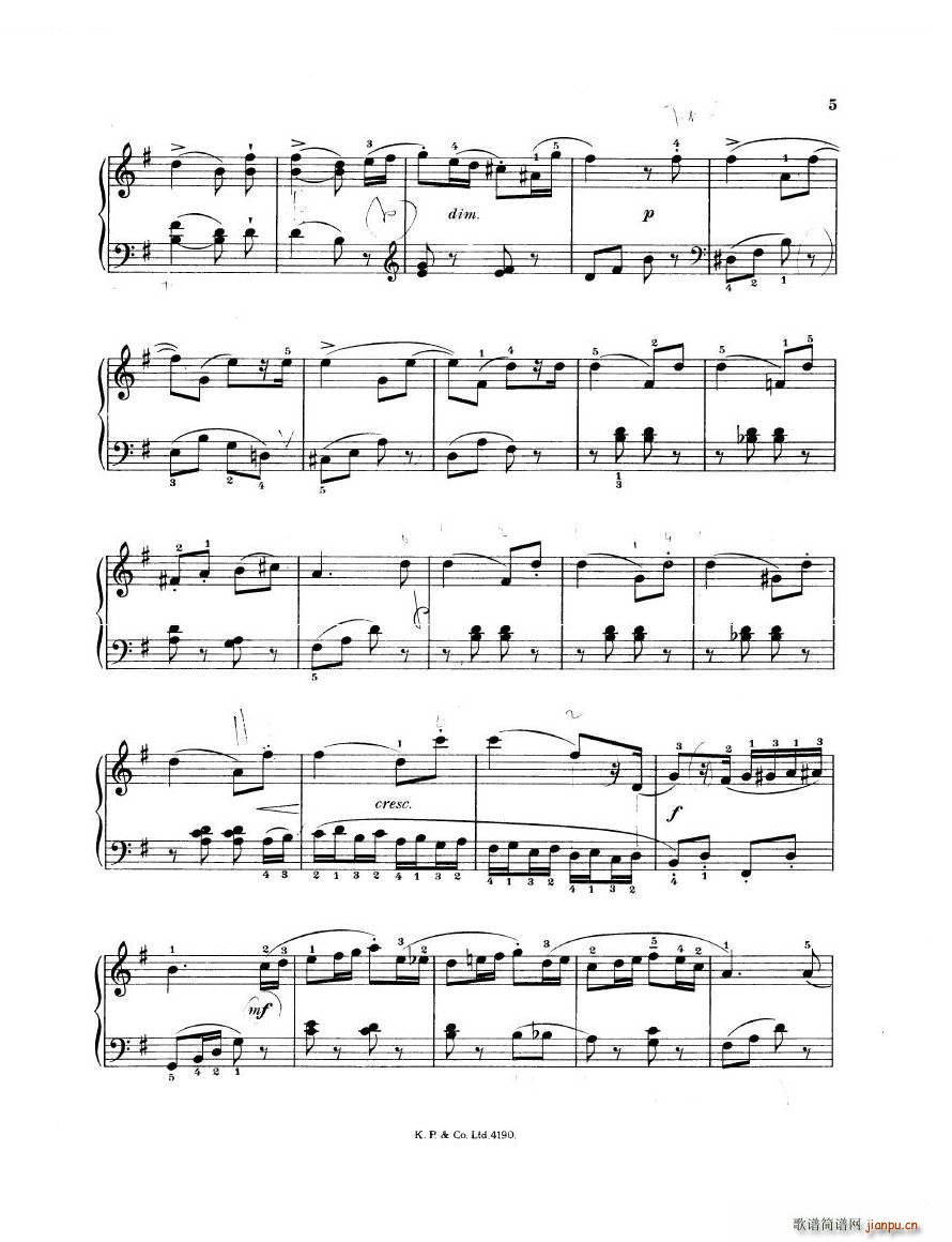 未知 《Elgar - Sonatina Sonatina -》简谱