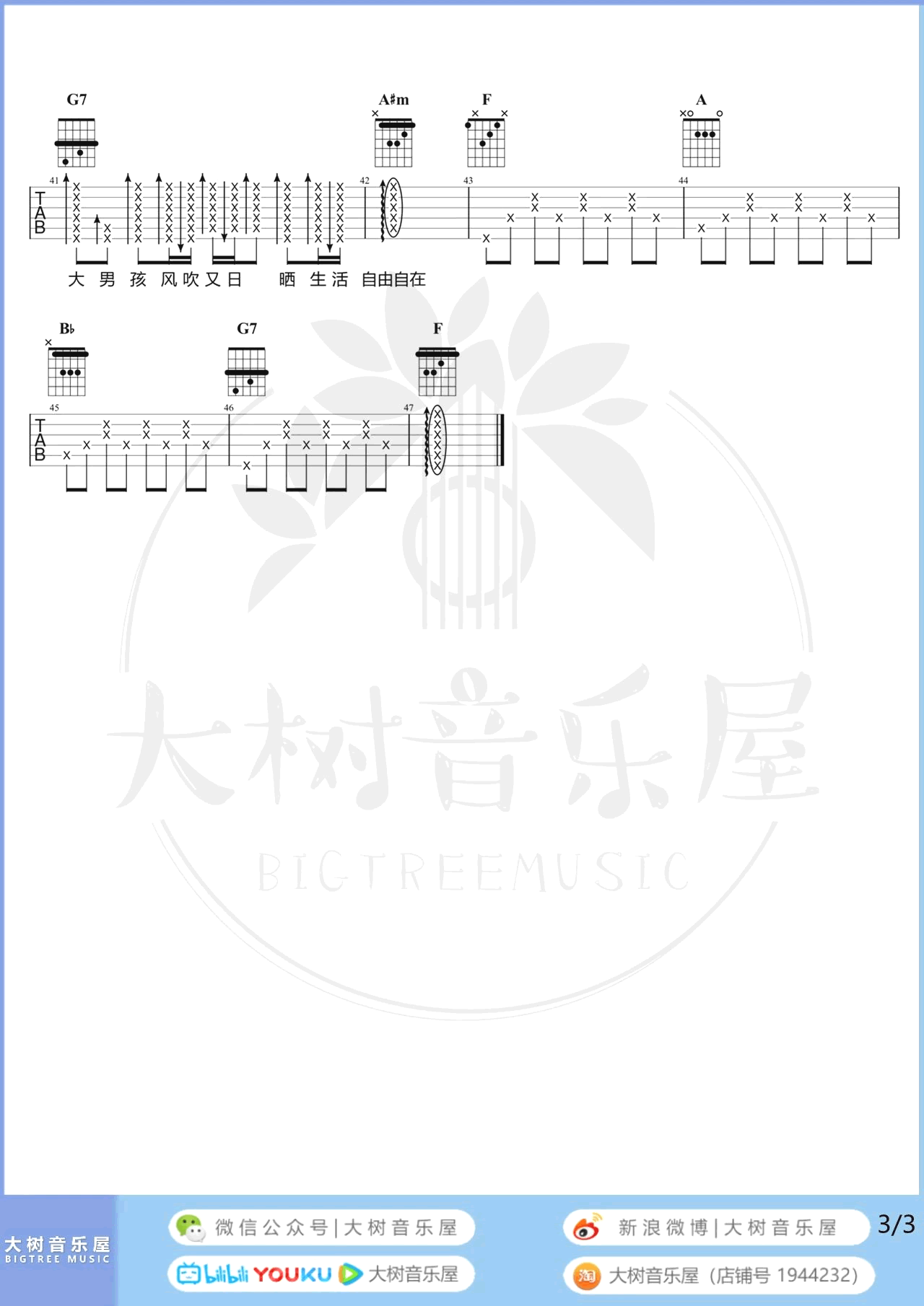 《你要的爱吉他谱》_戴佩妮_吉他图片谱3张 图3