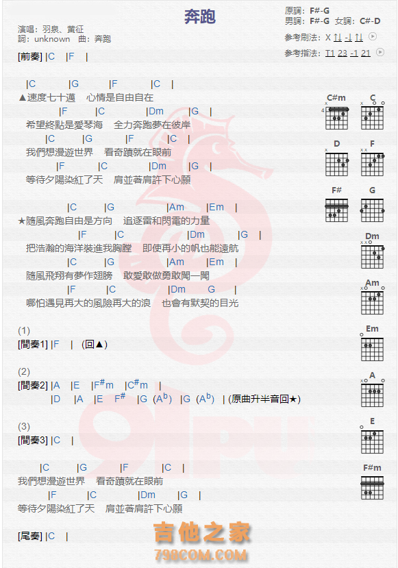 奔跑2013羽泉版图片