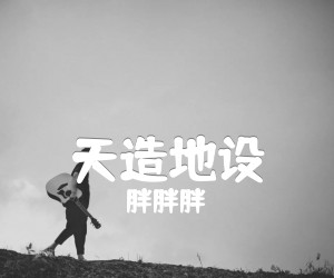 《天造地设吉他谱》_胖胖胖 图片谱3张