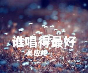 《谁唱得最好吉他谱》_吴应炬_G调 图片谱1张