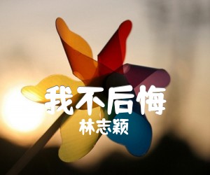 《我不后悔吉他谱》_林志颖 图片谱1张