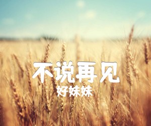 《不说再见吉他谱》_好妹妹_B调 图片谱4张