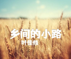 《乡间的小路吉他谱》_叶佳修 图片谱1张