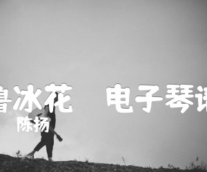 《鲁冰花    电子琴谱吉他谱》_陈扬 图片谱1张