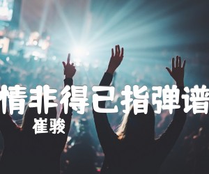 《情非得已吉他谱》_崔骏_指弹谱_吉他图片谱5张