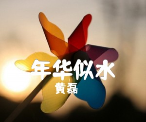 《年华似水吉他谱》_黄磊 图片谱1张