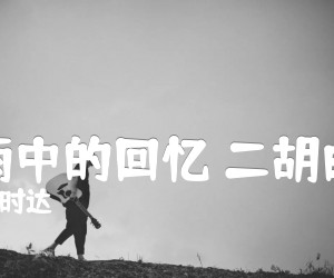 《小雨中的回忆 二胡曲谱吉他谱》_林时达_吉他图片谱1张