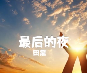 《最后的夜吉他谱》_田震_吉他图片谱1张