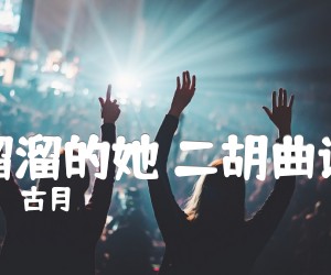 《溜溜的她 二胡曲谱吉他谱》_古月 图片谱1张