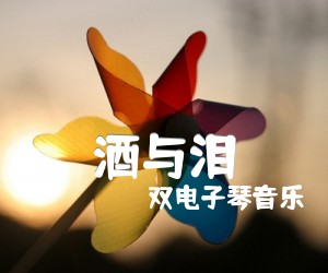 《酒与泪吉他谱》_双电子琴音乐_指弹 图片谱3张