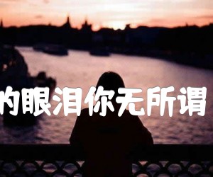 《别说我的眼泪你无所谓（主弦律）吉他谱》_东来东往_B调 图片谱1张