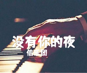 《没有你的夜吉他谱》_信乐团 文字谱