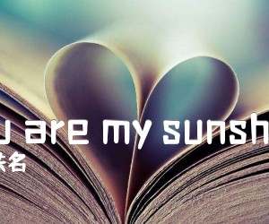 《You are my sunshine》