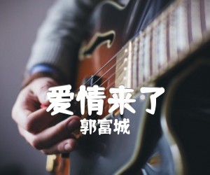 《爱情来了吉他谱》_郭富城 文字谱