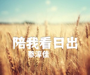 《陪我看日出吉他谱》_蔡淳佳_C调 图片谱1张