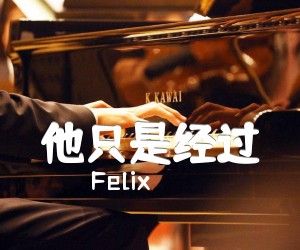 《他只是经过吉他谱》_Felix_C调 图片谱4张