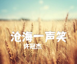 《沧海一声笑吉他谱》_许冠杰_未知调 图片谱2张