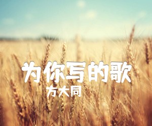 《为你写的歌》