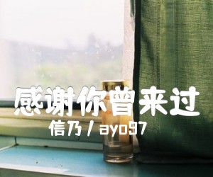 《感谢你曾来过吉他谱》_信乃 / ayo97_G调 图片谱2张