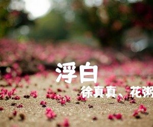 《浮白吉他谱》_徐真真、花粥 图片谱6张