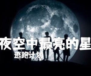 《夜空中最亮的星吉他谱》_逃跑计划_B调 图片谱2张