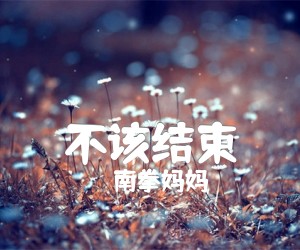 《不该结束吉他谱》_南拳妈妈_文字谱