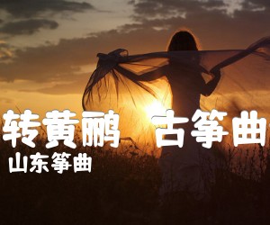 《莺转黄鹂   古筝曲谱吉他谱》_山东筝曲_D调 图片谱1张