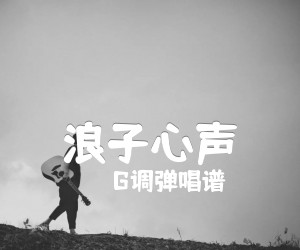 《浪子心声吉他谱》_G调弹唱谱_G调 图片谱3张