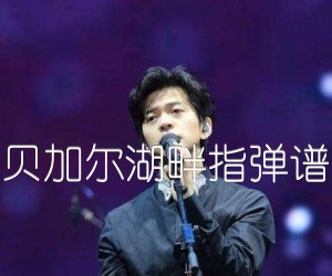 《贝加尔湖畔指弹谱吉他谱》_李健 图片谱2张